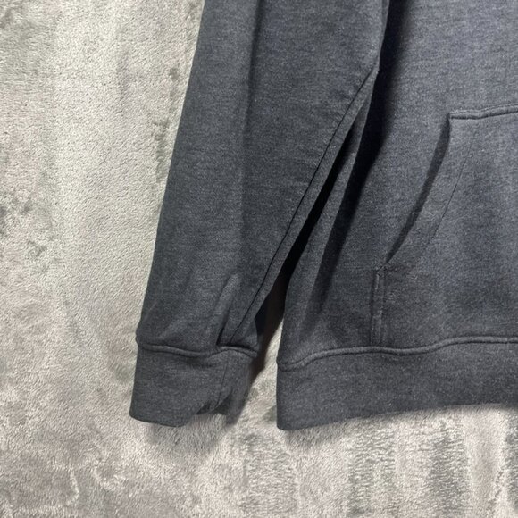 Burton Hoodie Mens Size XL Gray Purple Vertical Full-Zip Snowboard Cotton Y2K - Picture 4 of 12